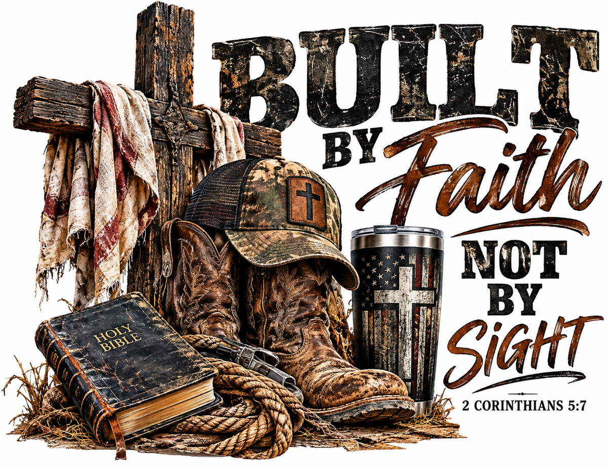 4 in 1 Koozie tumbler Built in Faith